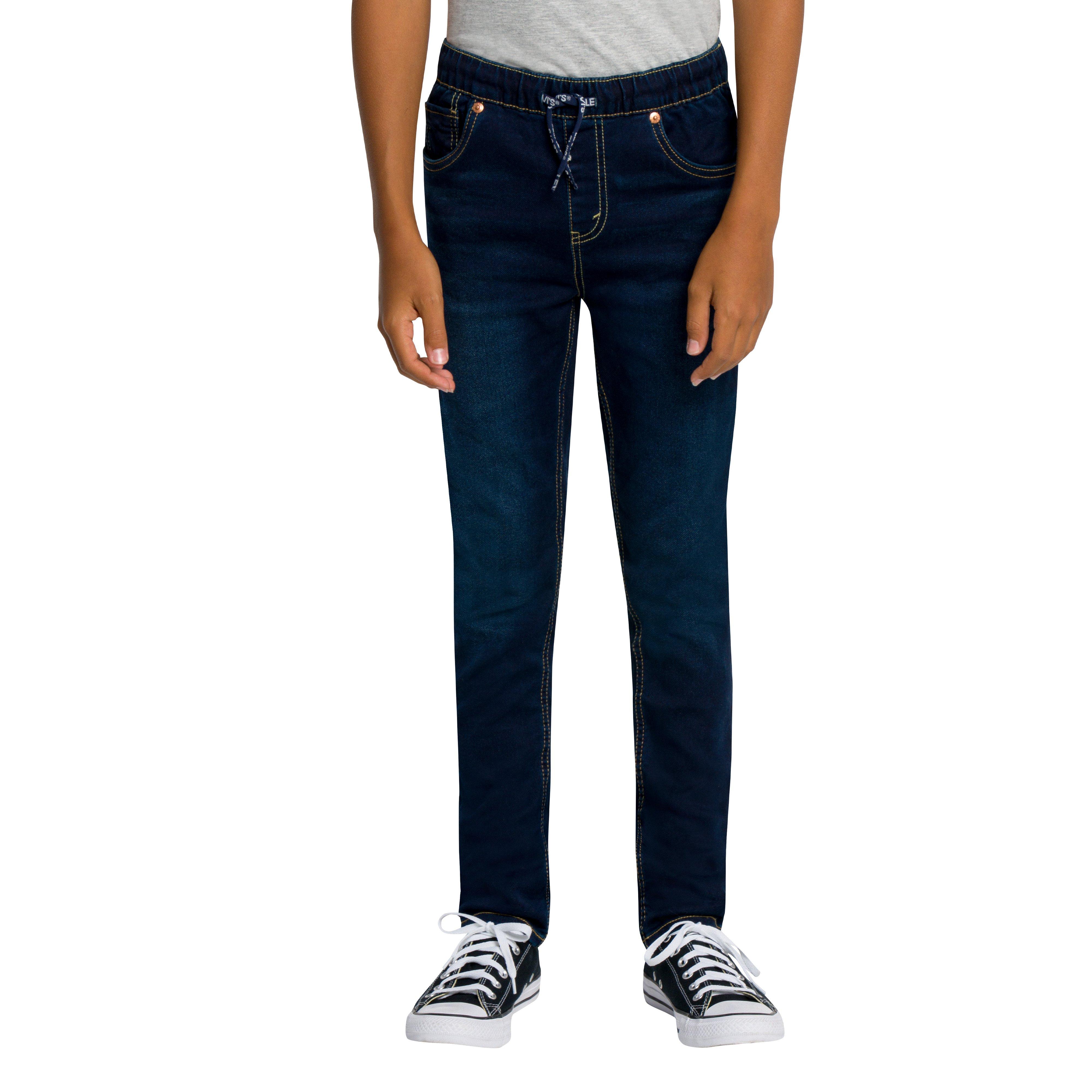 Levi's Big Boys' Skinny Fit Dark Blue Wash Pull On Jeans - DARK BLUE